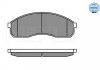 Тормозные колодки, дисковый тормоз (набор) MEYLE 0252364916W (фото 1)