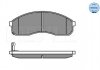 Тормозные колодки, дисковый тормоз (набор) MEYLE 0252364916W (фото 2)
