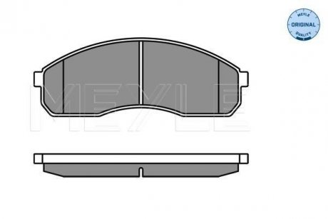 Тормозные колодки, дисковый тормоз (набор) MEYLE 0252364916W