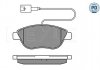 Тормозные колодки FIAT P. STILO 1,8 16V/1,9D Z CZUJNIKIEM MEYLE 0252370919PD (фото 2)