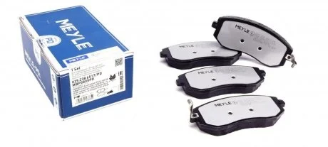 Фото комплект гальмівних колодок MEYLE 025 238 6517/PD Комплект гальмівних колодок MEYLE 025 238 6517/PD