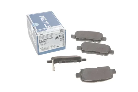 Тормозные колодки MEYLE 025 238 7114/W