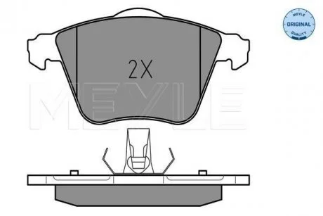 Тормозные колодки, дисковый тормоз (набор) MEYLE 0252391218