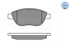 Тормозные колодки, дисковый тормоз (набор) MEYLE 0252398119W (фото 1)