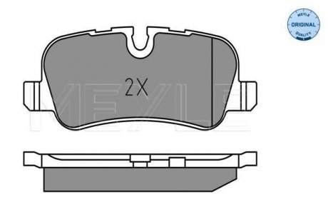 Тормозные колодки LAND ROVER T. DISCOVERY 04-/RANGE 04- MEYLE 0252419217