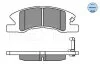 Тормозные колодки, дисковый тормоз (набор) MEYLE 0252422914W (фото 3)