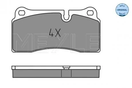 Brake pad set MEYLE 0252426118