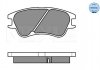 Тормозные колодки, дисковый тормоз (набор) MEYLE 0252427713W (фото 1)