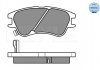 Тормозные колодки, дисковый тормоз (набор) MEYLE 0252427713W (фото 2)