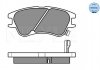 Тормозные колодки, дисковый тормоз (набор) MEYLE 0252427713W (фото 3)
