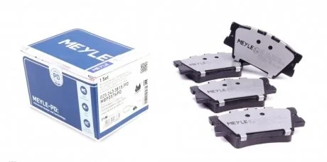 Фото комплект гальмівних колодок MEYLE 025 243 3815/PD Комплект гальмівних колодок MEYLE 025 243 3815/PD