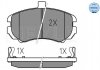 Тормозные колодки, дисковый тормоз (набор) MEYLE 0252436917W (фото 1)