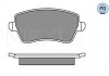 Тормозные колодки OPEL P. AGILLA 07-/SWIFT 05-/SPLASH MEYLE 0252440317PD (фото 1)