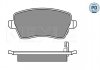 Тормозные колодки OPEL P. AGILLA 07-/SWIFT 05-/SPLASH MEYLE 0252440317PD (фото 2)