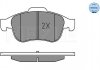 Тормозные колодки ALFA P. GIULIETTA 10- 1,4-1,6 MEYLE 0252453819W (фото 2)
