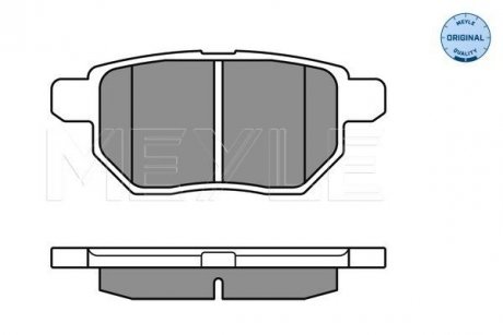 Тормозные колодки MEYLE 0252461015W