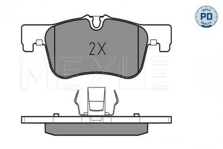 Тормозные колодки BMW P. 1/2/3/4 1,6-3,0 10- MEYLE 0252501418PD