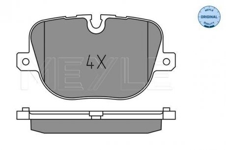 Brake pad set MEYLE 0252508517
