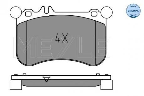 Brake pad set MEYLE 0252521917