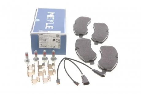 Фото тормозные колодки MEYLE 025 256 0217 Тормозные колодки MEYLE 025 256 0217