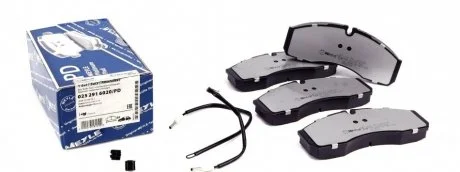 Фото комплект гальмівних колодок MEYLE 025 291 6020/PD Комплект гальмівних колодок MEYLE 025 291 6020/PD