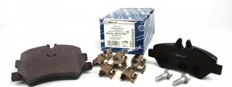 Фото комплект гальмівних колодок MEYLE 025 291 9019 Комплект гальмівних колодок MEYLE 025 291 9019