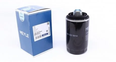 Фото фільтр масляний MEYLE 100 322 0014 Фільтр масляний MEYLE 100 322 0014