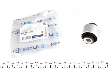Фото сайлентблок важеля AUDI A3, Q3, VW PASSAT 03 - зад.мост верх MEYLE 100 710 0013 Сайлентблок важеля AUDI A3, Q3, VW PASSAT 03 - зад.мост верх MEYLE 100 710 0013