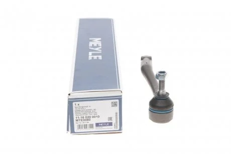 Рульовий наконечник Прав DS DS 3, CITROEN C3 PICASSO, C4 CACTUS, C-ELYSEE, DS3, PEUGEOT 2008 I, 207, 207/HATCHBACK, 207/KOMBI, 208 I, 208/HATCHBACK, 301 1.0-1.6LPG 02.06- MEYLE 11160200010