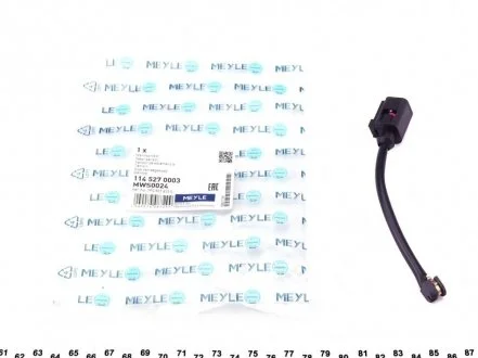 Фото датчик износа тормозных колодок VW Touareg MEYLE 114 527 0003 Датчик износа тормозных колодок VW Touareg MEYLE 114 527 0003