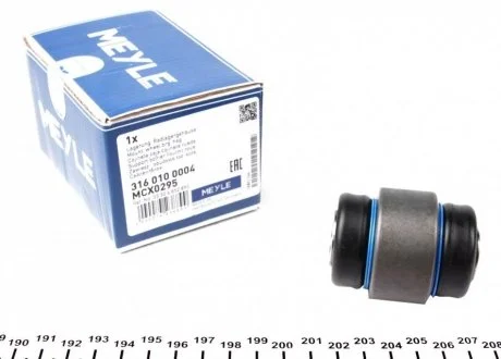 Фото опора корпус підшипника маточини колеса MEYLE 316 010 0004 Опора корпус підшипника маточини колеса MEYLE 316 010 0004