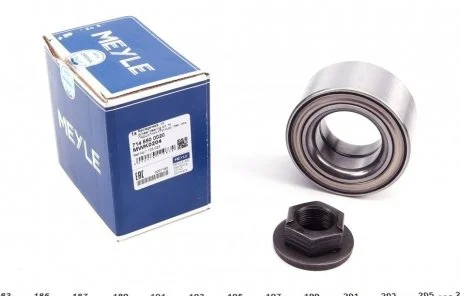 Фото підшипник маточини (комплект) MEYLE 714 650 0020 Підшипник маточини (комплект) MEYLE 714 650 0020
