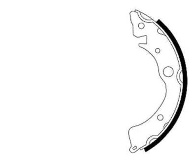 Гальмівні колодки (набір) MINTEX MFR204