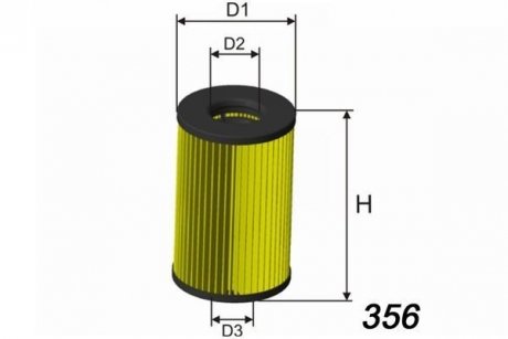 Фільтр масла VW/Seat/Skoda 1.6-2.0 TDI 04/08- MISFAT L120