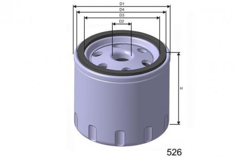 Фильтр топливный MISFAT M323