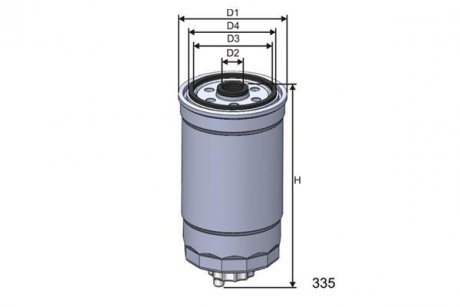 Фильтр топлива MISFAT M324