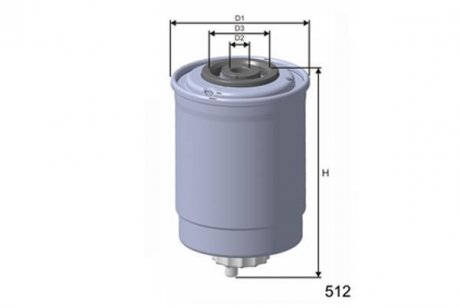 Фильтр топливный MISFAT M379 (фото 1)