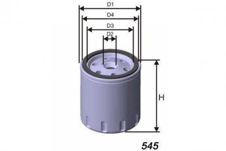 Фільтр масла MISFAT Z291