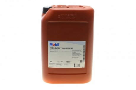 Олива моторна SUPER 3000 Х1 5W40/20 л MOBIL 150011