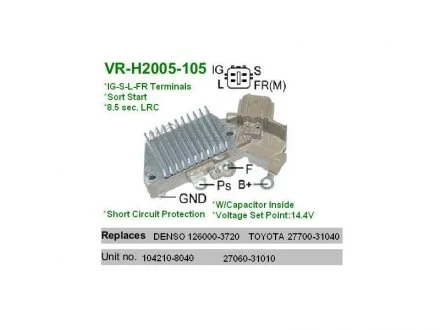 Регулятор напруги генератора MOBILETRON VRH2005105