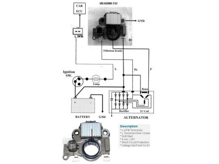 Регулятор генератора MOBILETRON VR-H2009-112