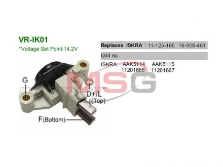 Фото регулятор генератора MOBILETRON VR-IK01 Регулятор генератора MOBILETRON VR-IK01