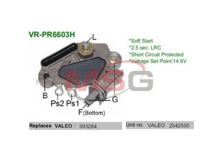 Регулятор генератора MOBILETRON VRPR6603H
