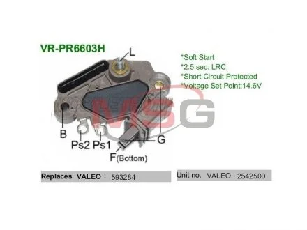 Фото регулятор генератора MOBILETRON VRPR6603H Регулятор генератора MOBILETRON VRPR6603H