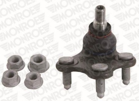 Опора шаровая передняя нижняя SKODA CITIGO (NF1) 11-19, FABIA II (542) 06-14/VW POLO (9N_, 9A_) 01-14 MONROE L29A24 (фото 1)