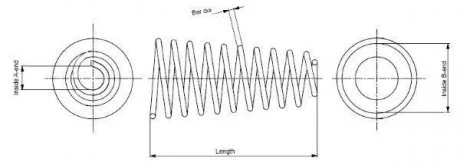 Пружина подвески MONROE SP0329