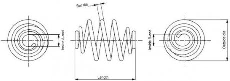 Пружина MONROE SP0427