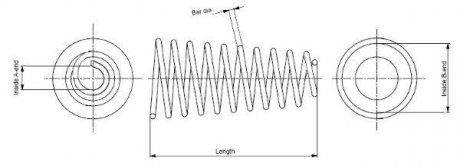 Пружина подвески MONROE SP2388