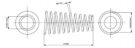Пружина подвески MONROE SP3060