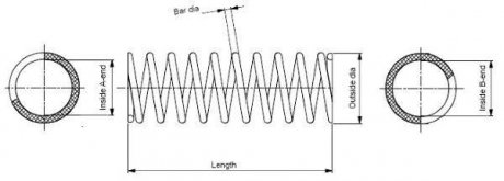 Пружина подвески MONROE SP3274
